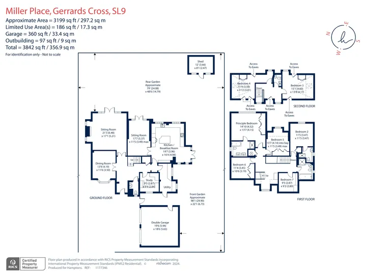 Floorplan 1 for Miller Place, Gerrards Cross, SL9