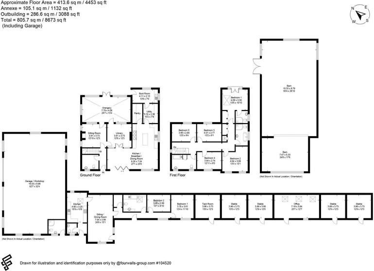 Floorplan 1 for Harts Lane, Newbury, RG20