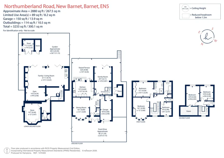 Floorplan 1 for Northumberland Road, New Barnet, EN5