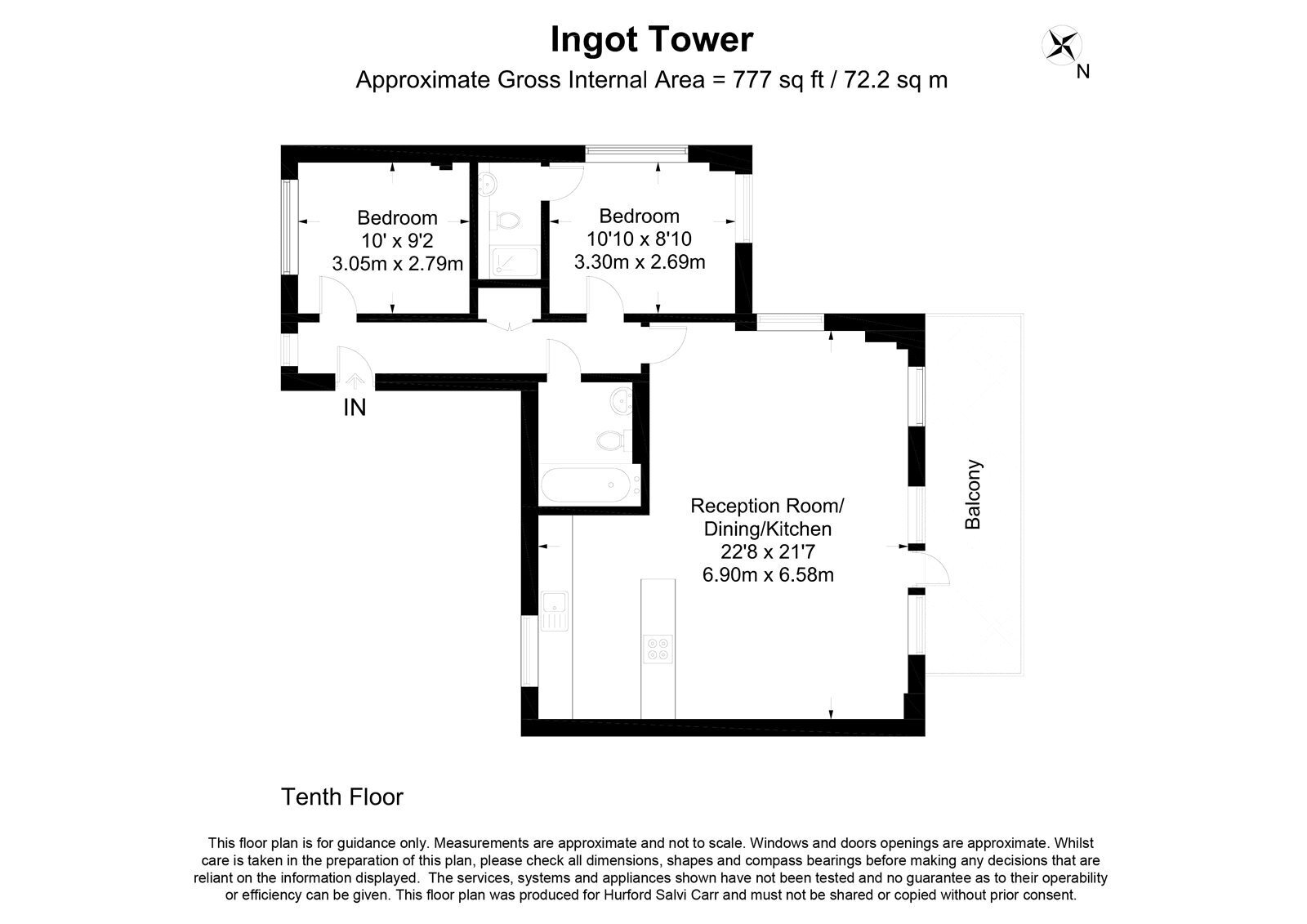 Ursula Gould Way, London, E14 floorplan