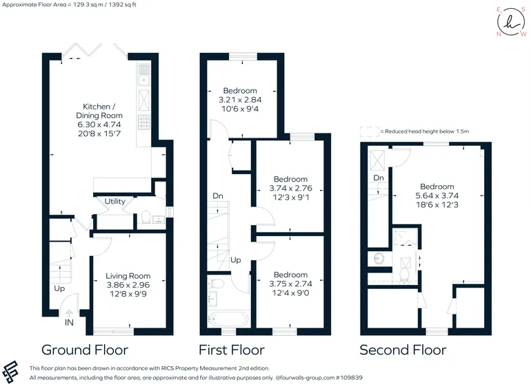 Floorplan 1 for Hamilton House, Kings Road, Haslemere, GU27