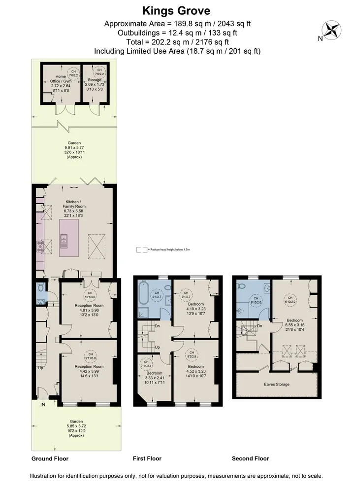 Floorplan for Kings Grove, Peckham, London, SE15