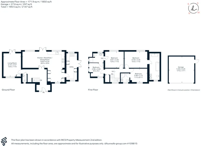 Floorplan 1 for Springfield Lane, Fleet, GU51