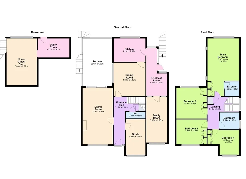 Floorplan for Linnaea, King Edward Road, Bray, Co. Wicklow, A98XD00