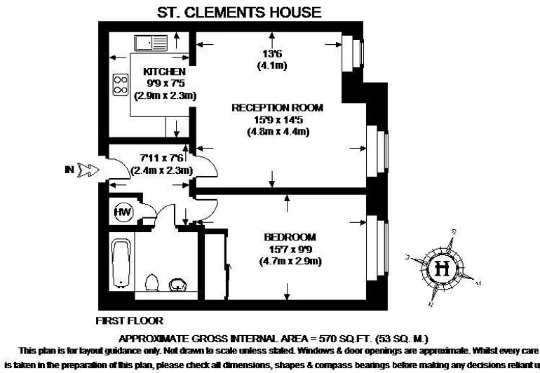 Floorplan 1 for Leyden Street London E1