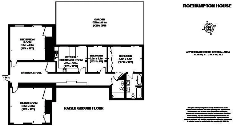 Floorplan 1 for Roehampton Lane SW15
