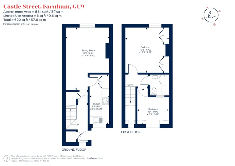 Floorplan 1 for Castle Street Farnham GU9