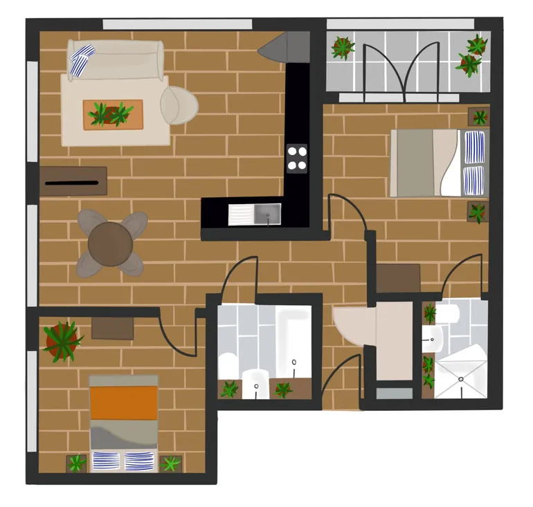 Floorplan 1 for Enclave, 149 Hurst St Birmingham B5