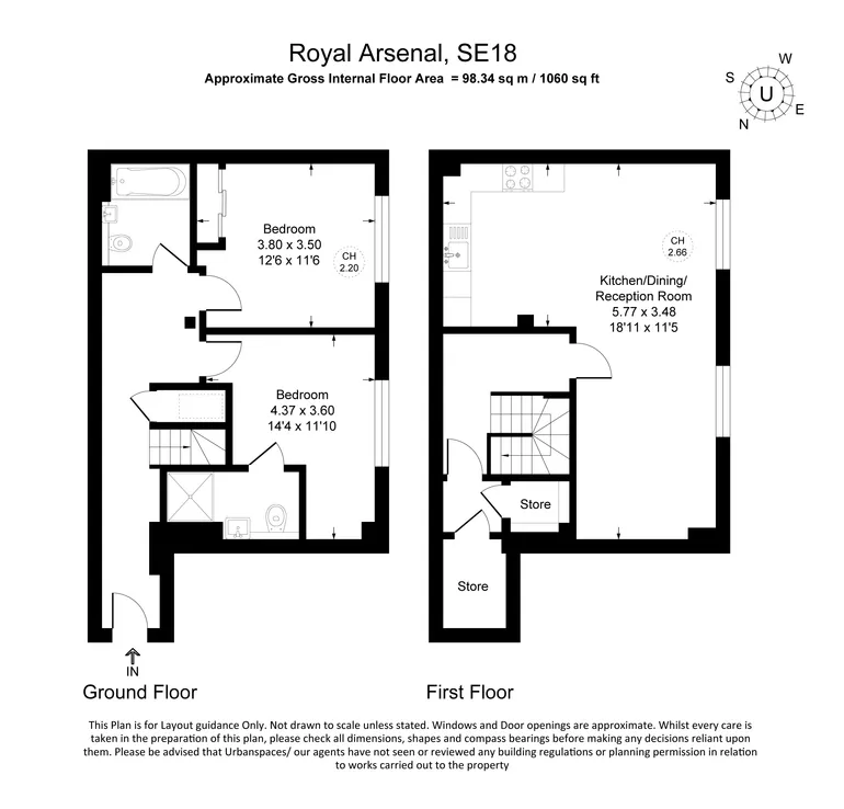 Floorplan 1 for Argyll Road London SE18