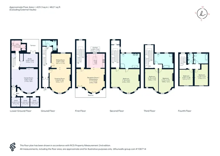 Floorplan 1 for Liverpool Terrace, Worthing, BN11