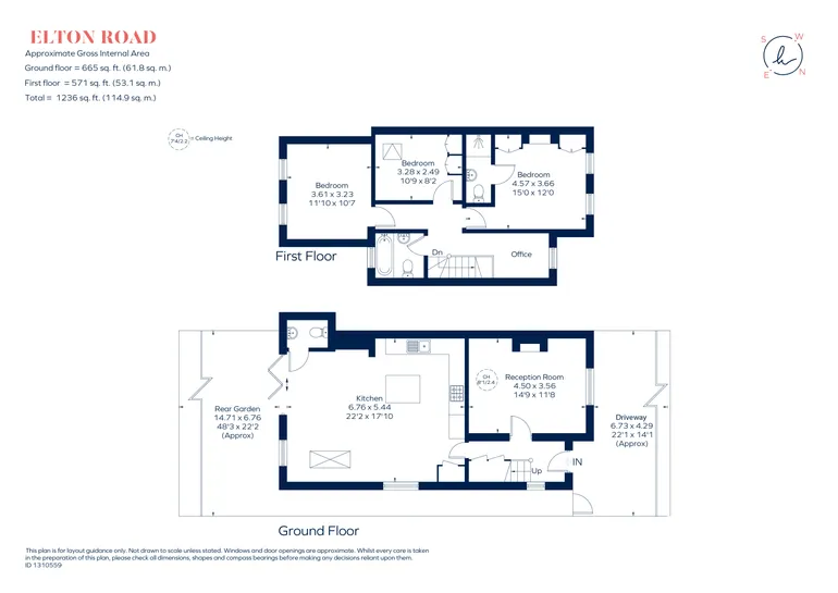 Floorplan 1 for Elton Road, Kingston Upon Thames, KT2