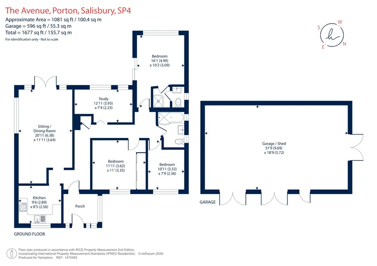 Floorplan 1 for Porton, Salisbury, SP4