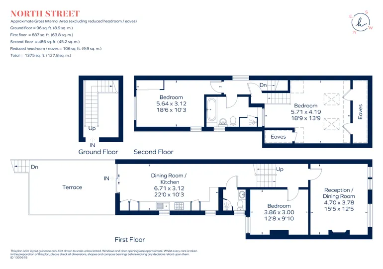 Floorplan 1 for North Street, London, SW4