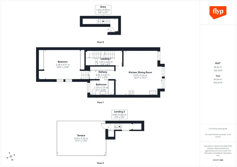 Floorplan 1 for Fleet Road, London, NW3