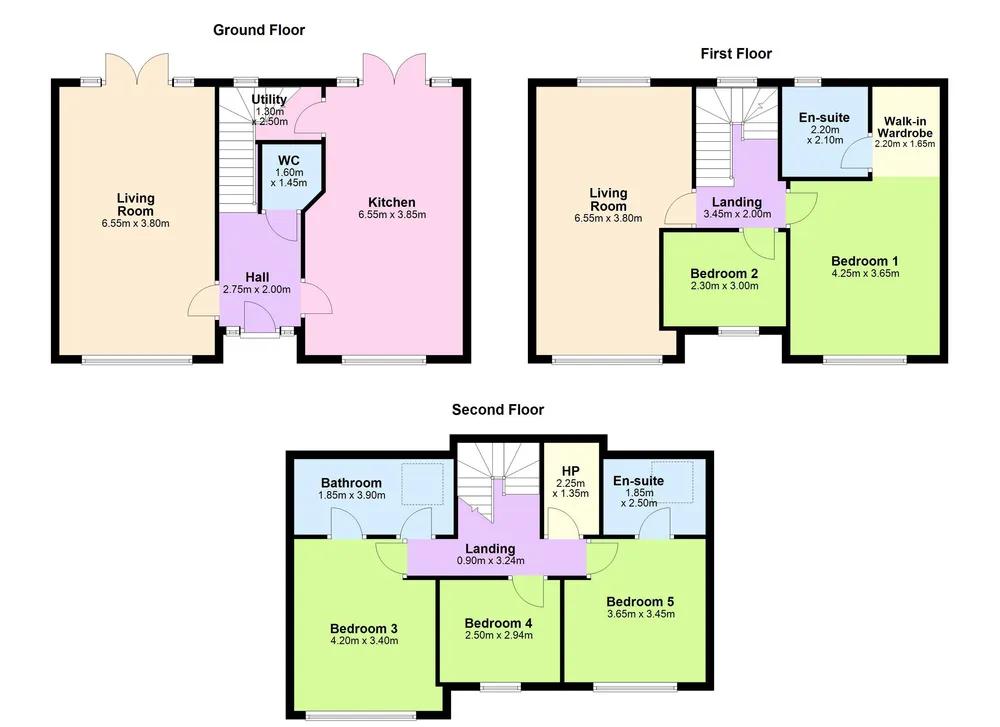 Floorplan for 10 Daneswell Place, Glasnevin, Dublin 9, D09R2YY