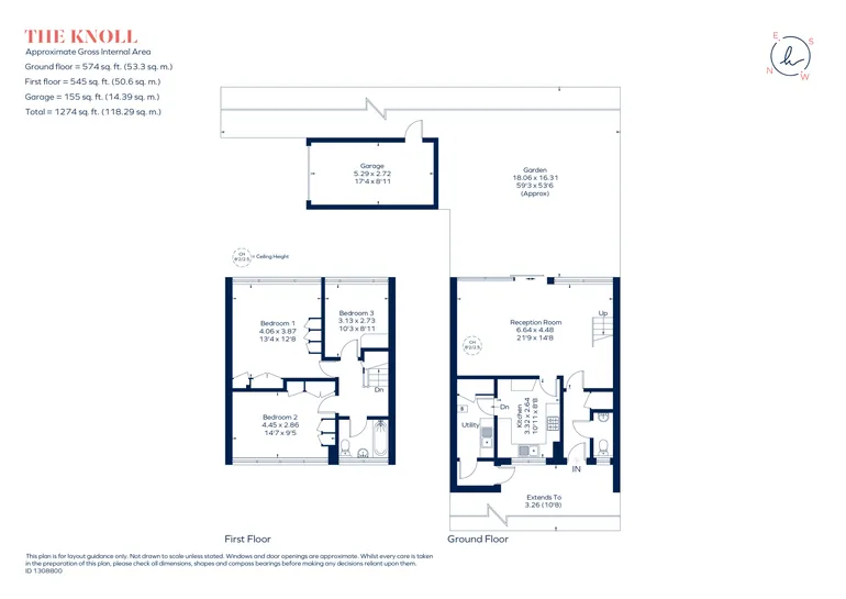 Floorplan 1 for The Knoll, Ealing, W13