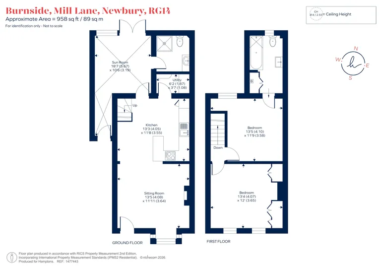 Floorplan 1 for Mill Lane, Newbury, RG14