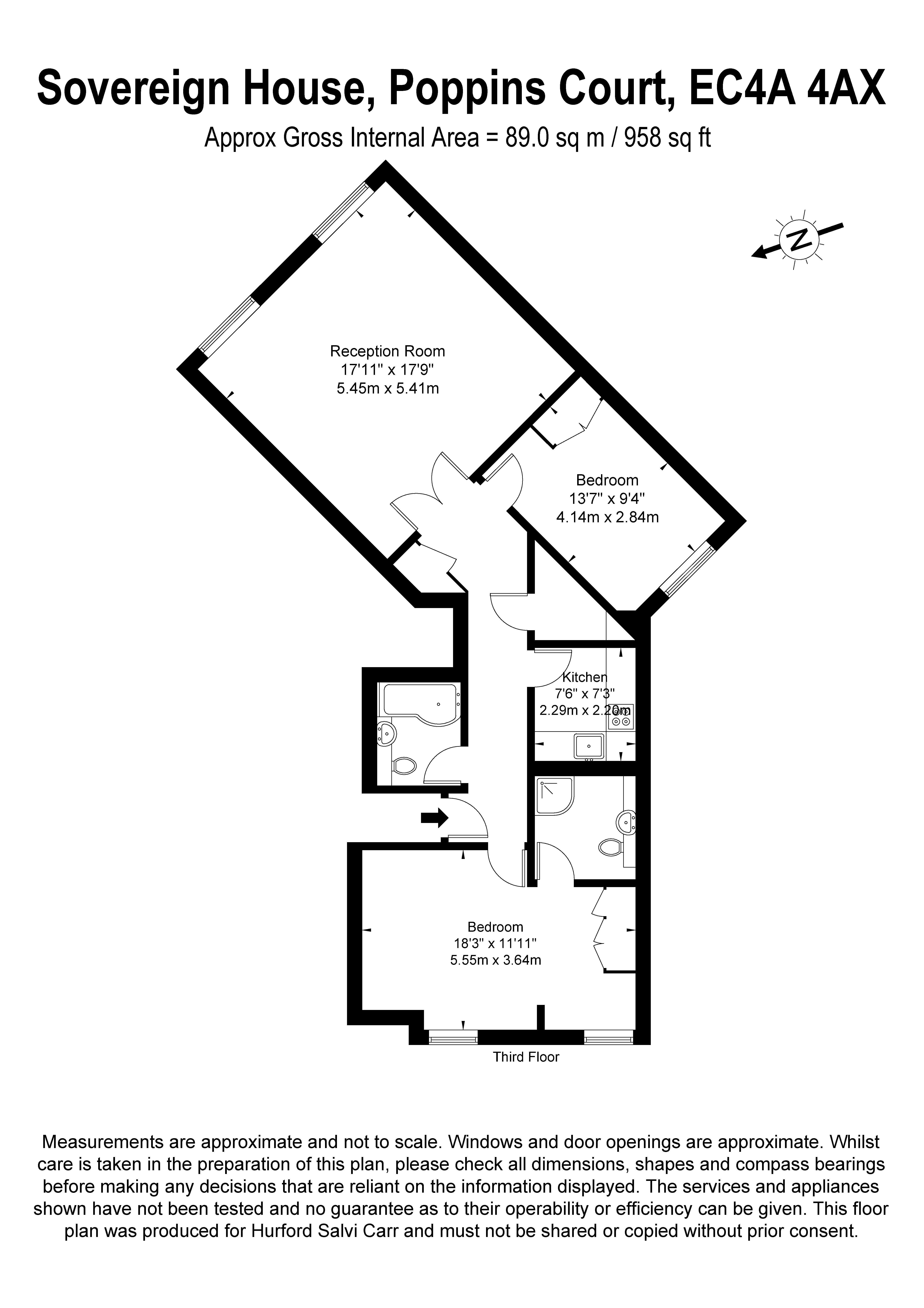 Poppins Court, Blackfriars, London, EC4A floorplan