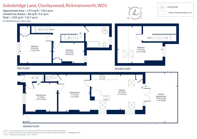 Floorplan 1 for Solesbridge Lane Chorleywood WD3