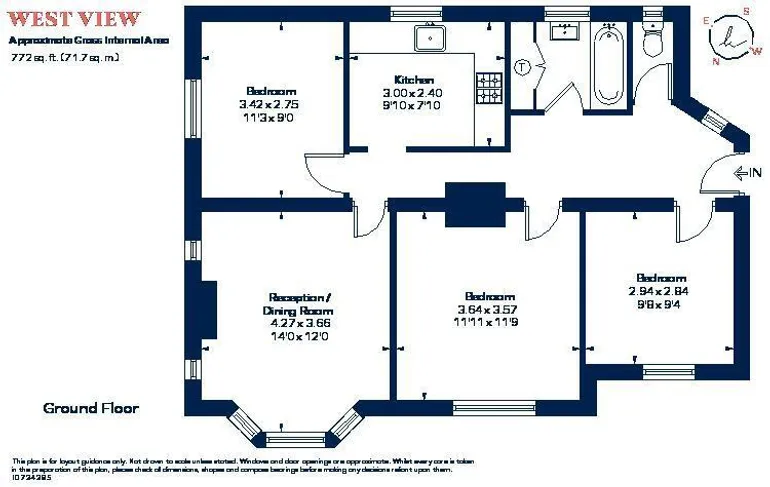 Floorplan 1 for West Road London SW4