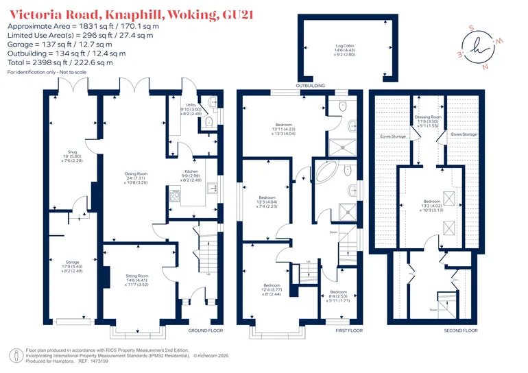 Floorplan 1 for Victoria Road, Knaphill GU21