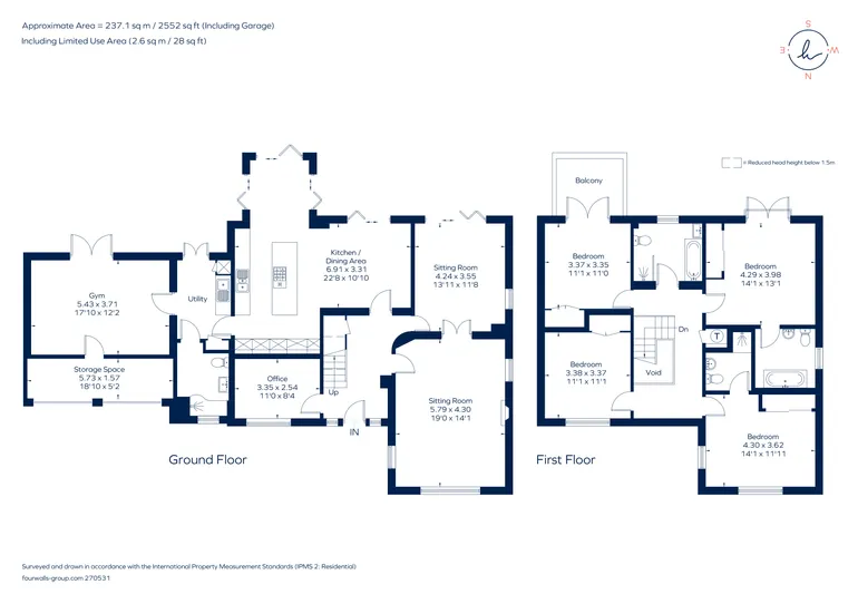 Floorplan 1 for The Pound Bromham SN15
