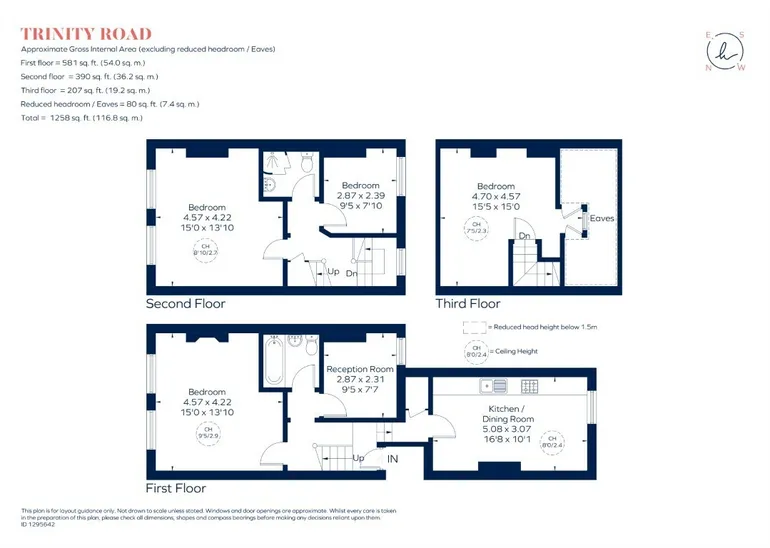 Floorplan 1 for Trinity Road London SW17
