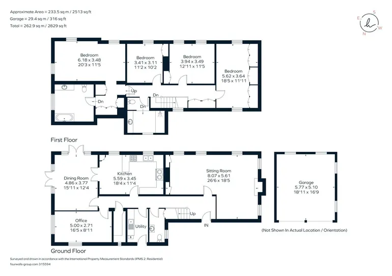 Floorplan 1 for Ermin Street, Hungerford, RG17