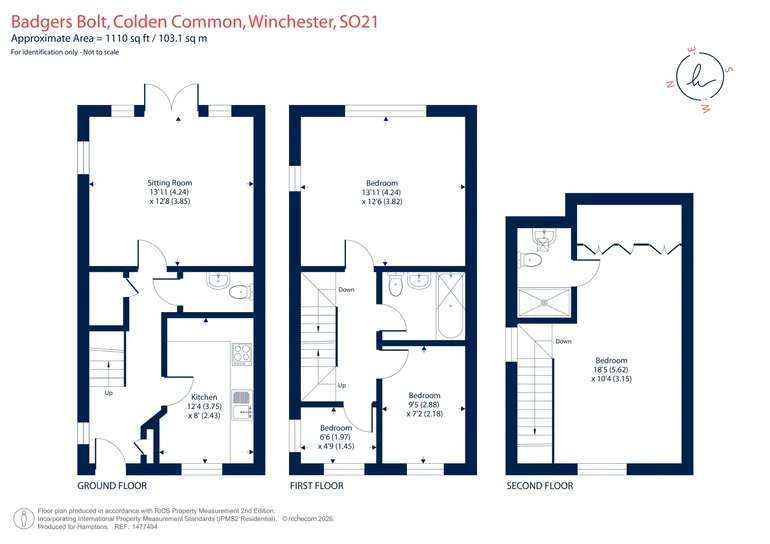 Floorplan 1 for Badgers Bolt, Winchester, SO21