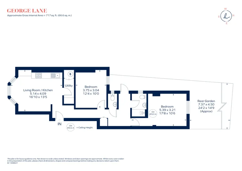 Floorplan 1 for George Lane, London, SE13