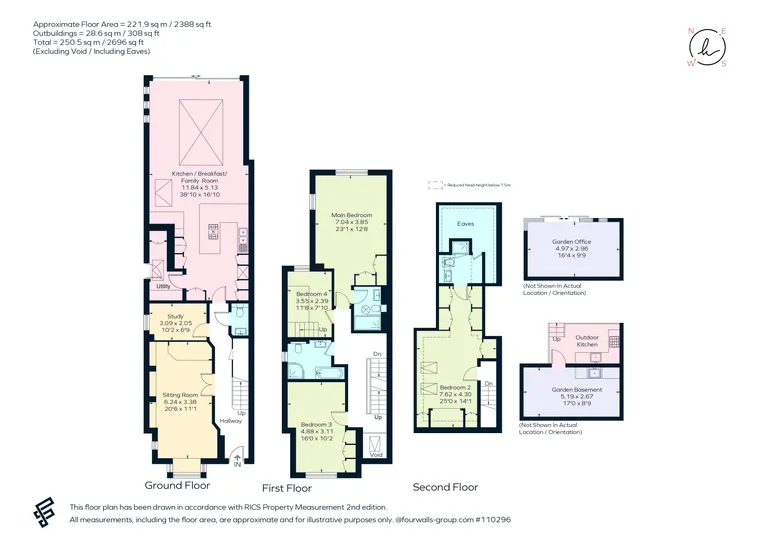 Floorplan 1 for Bowers Way, Harpenden, AL5