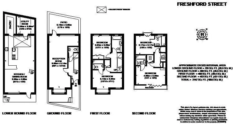 Floorplan 1 for Freshford Street London SW18
