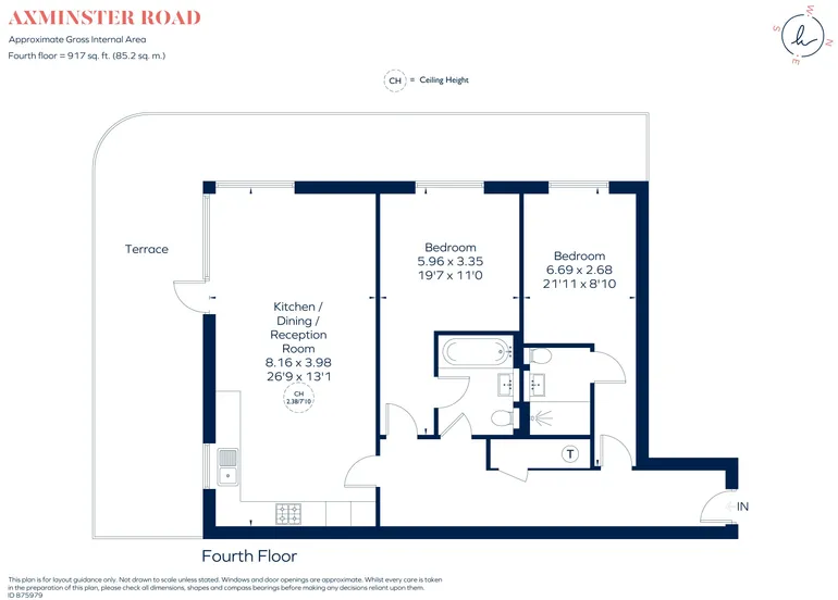 Floorplan 1 for Axminster Road London N7