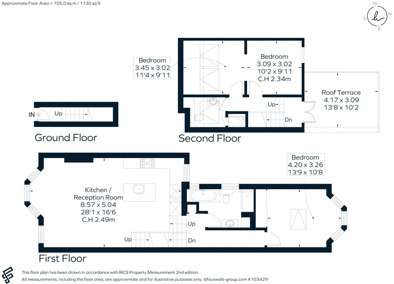 Floorplan 1 for 5 Chambers Lane London NW10