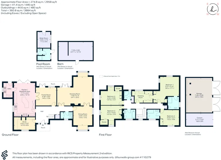 Floorplan 1 for Bradcutts Lane, Cookham, Maidenhead, SL6