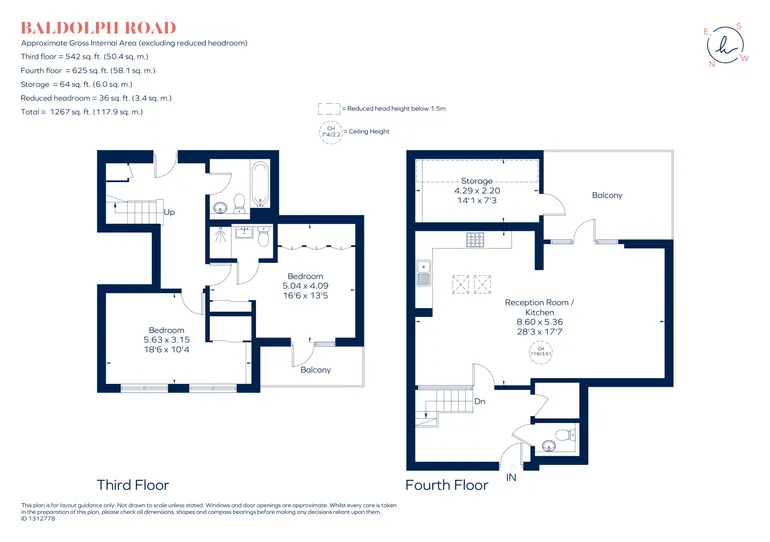 Floorplan 1 for Bardolph Road, Richmond, TW9