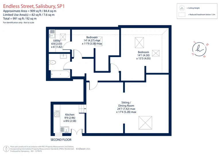 Floorplan 1 for Endless Street Salisbury SP1