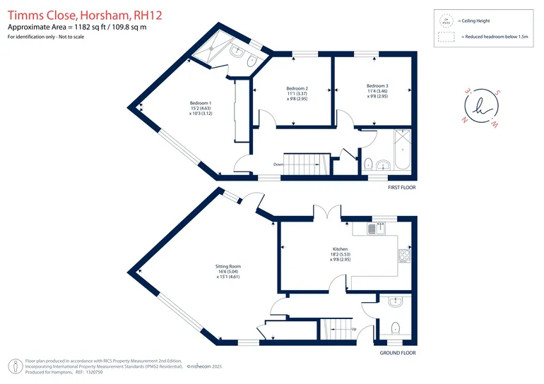 Floorplan 1 for Timms Close Horsham RH12