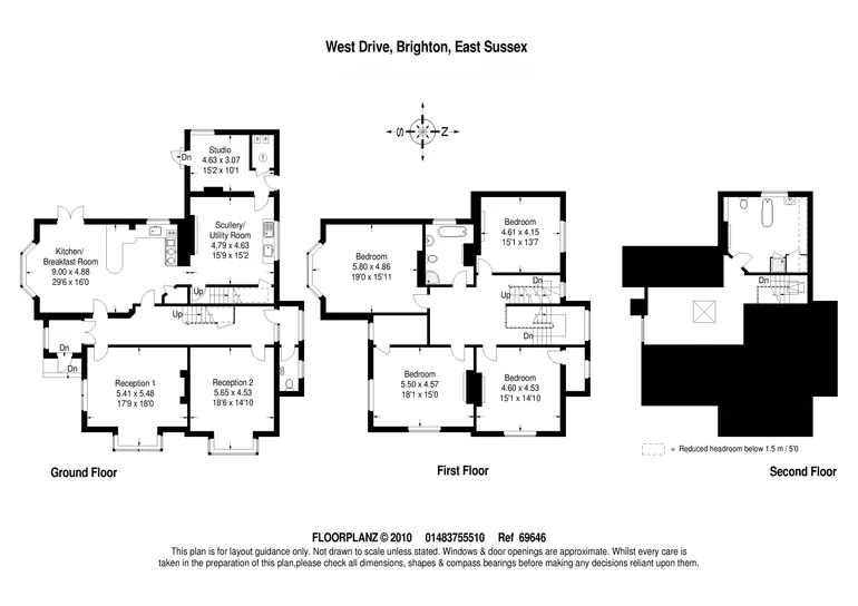 Floorplan 1 for West Drive Brighton BN2