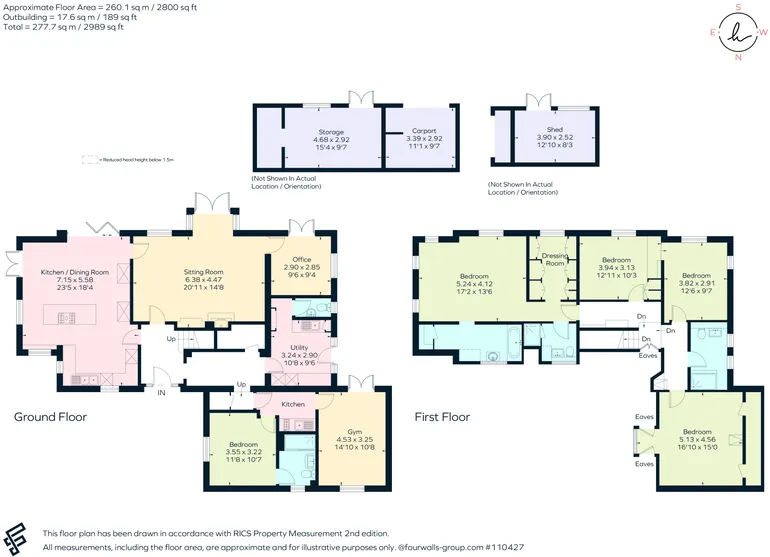 Floorplan 1 for Slade Lane, Rogate, GU31
