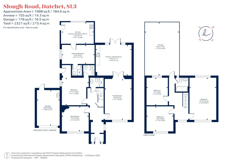Floorplan 1 for Slough Road, Datchet, SL3