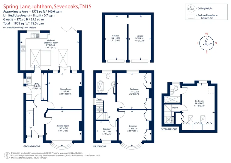 Floorplan 1 for Spring Lane, Sevenoaks, TN15