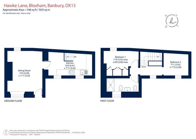 Floorplan 1 for Hawke Lane, Bloxham, OX15