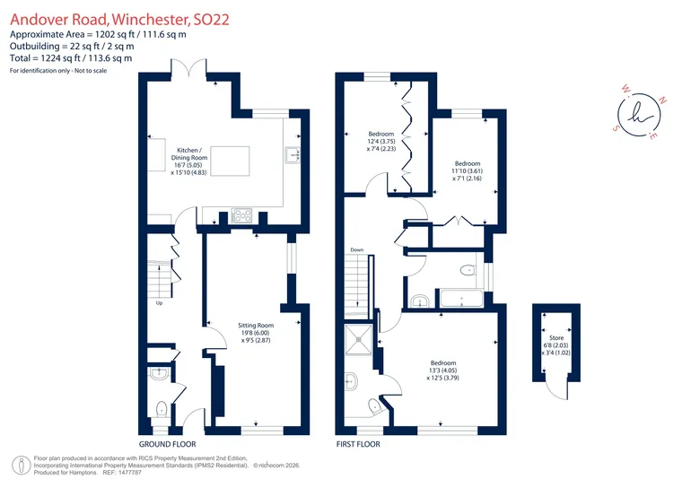 Floorplan 1 for Andover Road, Winchester, SO22