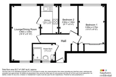 Ticknall Walk, Sunnyhill, DERBY floorplan 1 out of 1