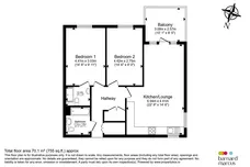 Copley Close, London floorplan 1 out of 1