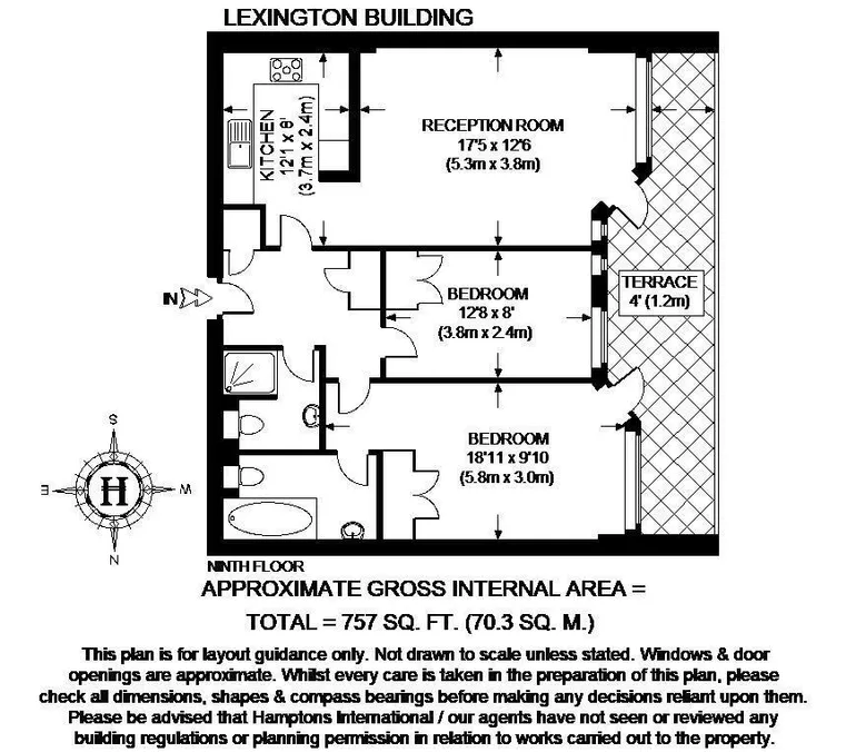 Floorplan 1 for City Road London EC1Y