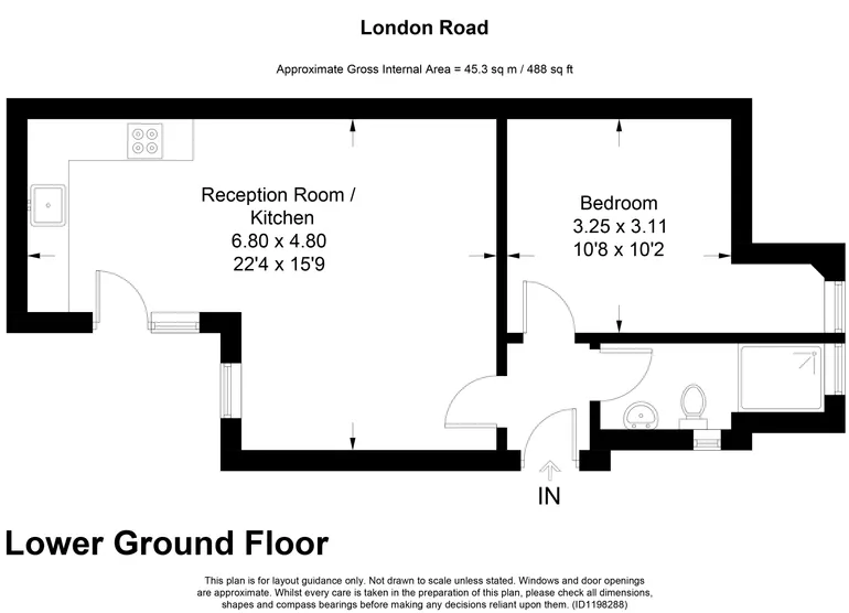 Floorplan 1 for London Road St Albans AL1