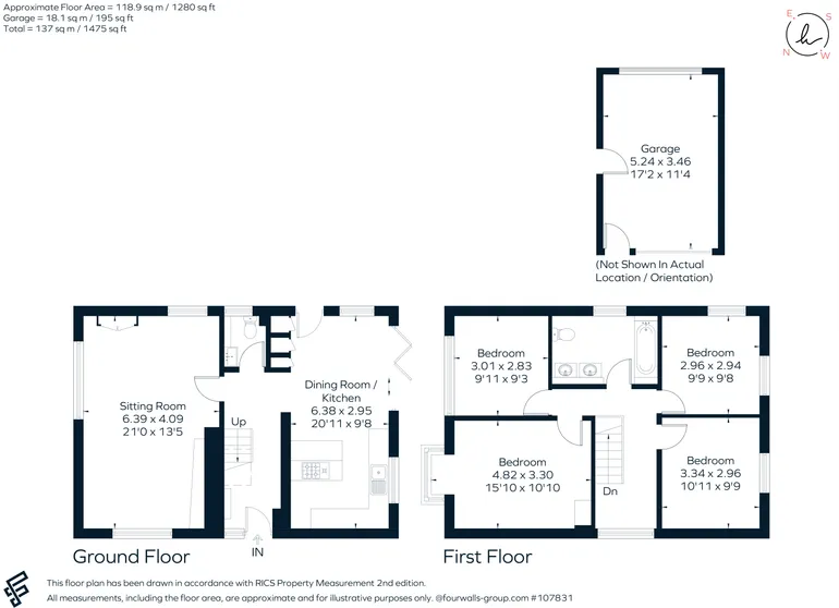 Floorplan 1 for Clover Close Cumnor OX2