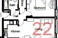 204 Armstrong House, Fletton Quays, Peterborough floorplan 1 out of 1